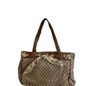 Brown Designer Tote Bag